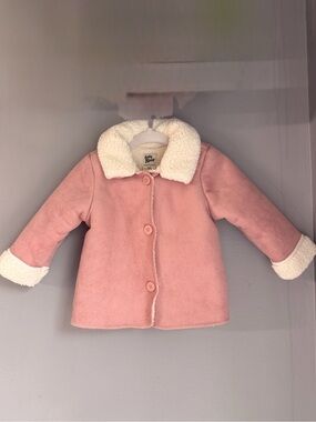 Baby Sherpa Faux Suede Jacket
Size 9M